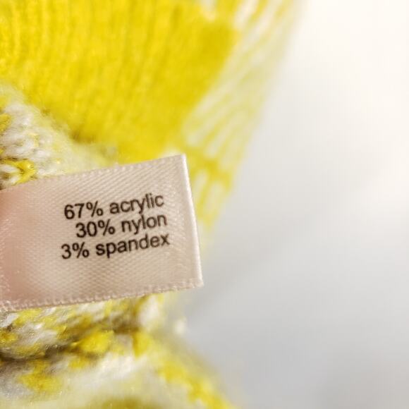 The Limited Sweater Women Medium Yellow Sleeveless Cowl Neck Hi Low Hem Pullover - Picture 8 of 10